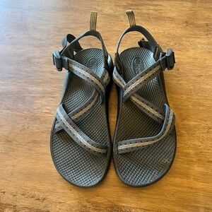 Chaco Adjustable Sandals in Black and Gray